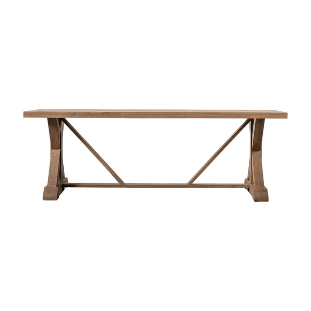 Ashbourne Trestle Dining Table Large – Light Wood