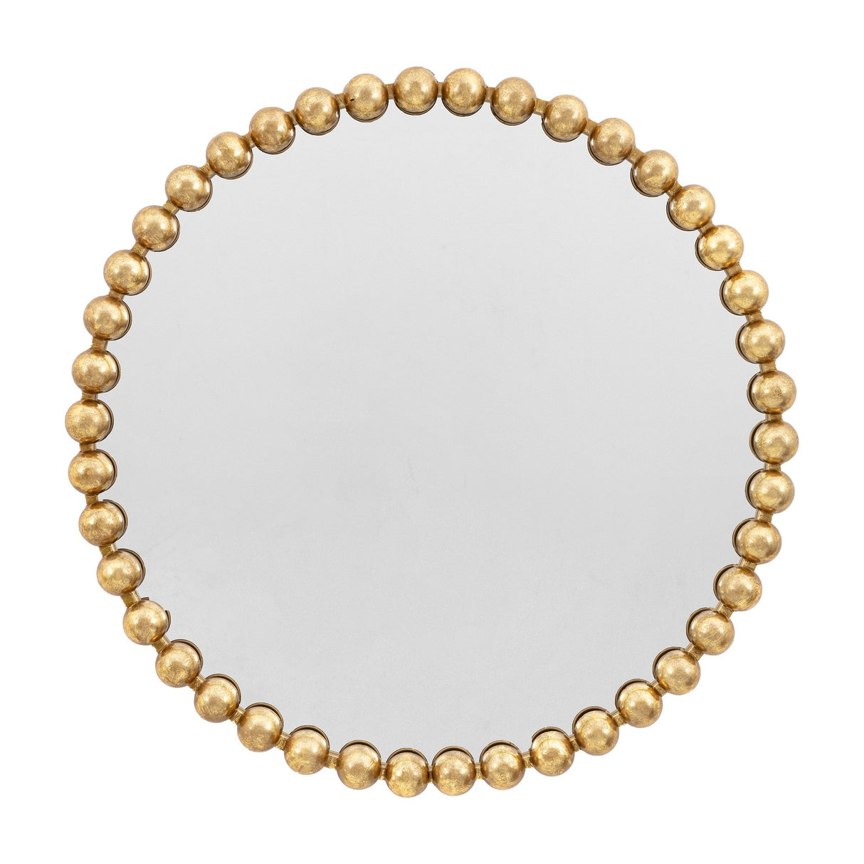 Ceretti Beaded Round Mirror