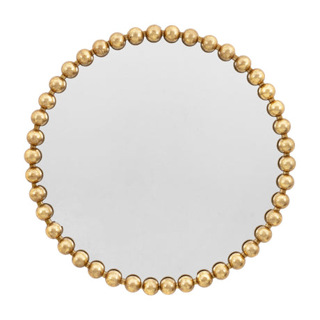 Ceretti Beaded Round Mirror