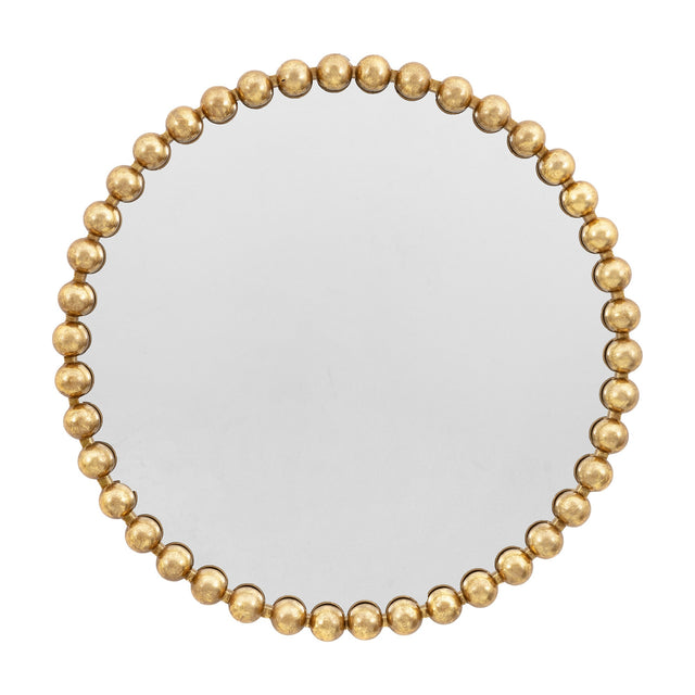 Ceretti Beaded Round Mirror