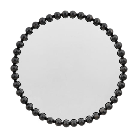 Ceretti Beaded Round Mirror