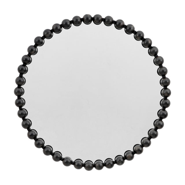 Ceretti Beaded Round Mirror