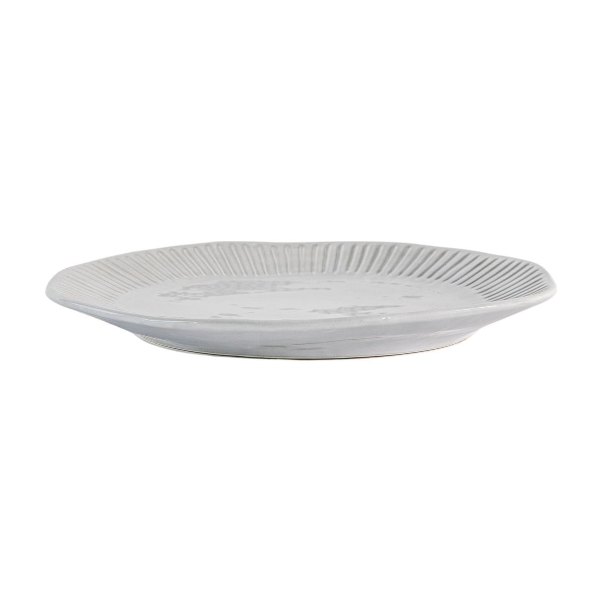 Organic Ridged Dinner Plate Set of 4