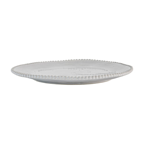 Organic Beaded Dinner Plate Set of 4
