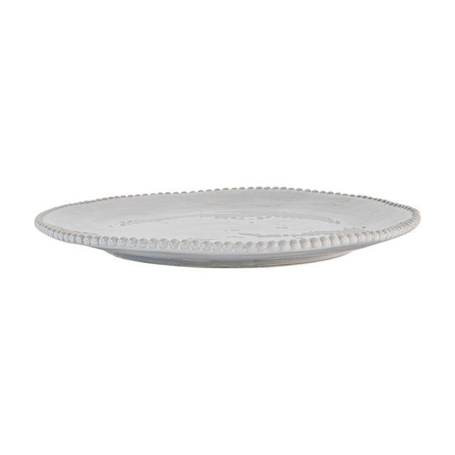 Organic Beaded Dinner Plate Set of 4