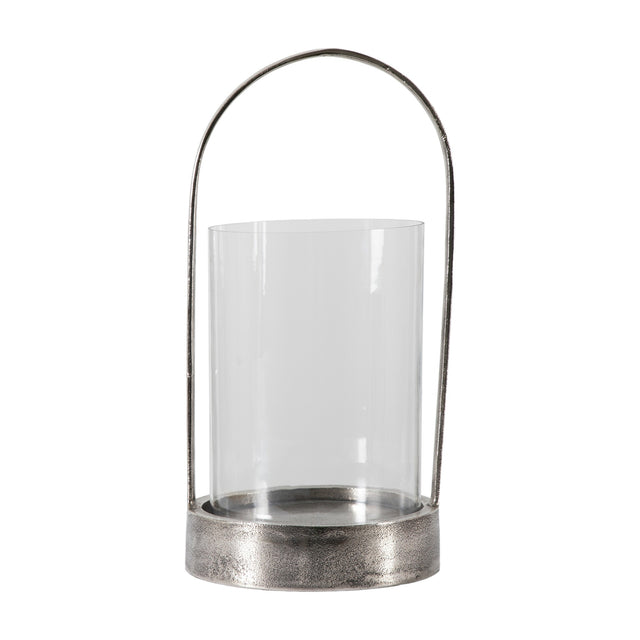 Linton Hurricane Lantern – Silver