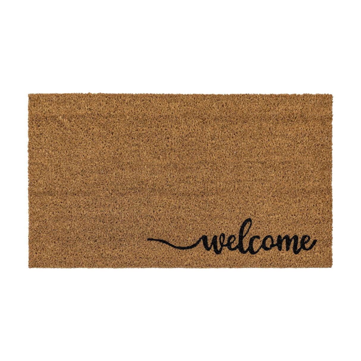 Welcome Coir Doormat – Natural