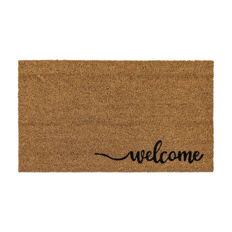 Welcome Coir Doormat – Natural