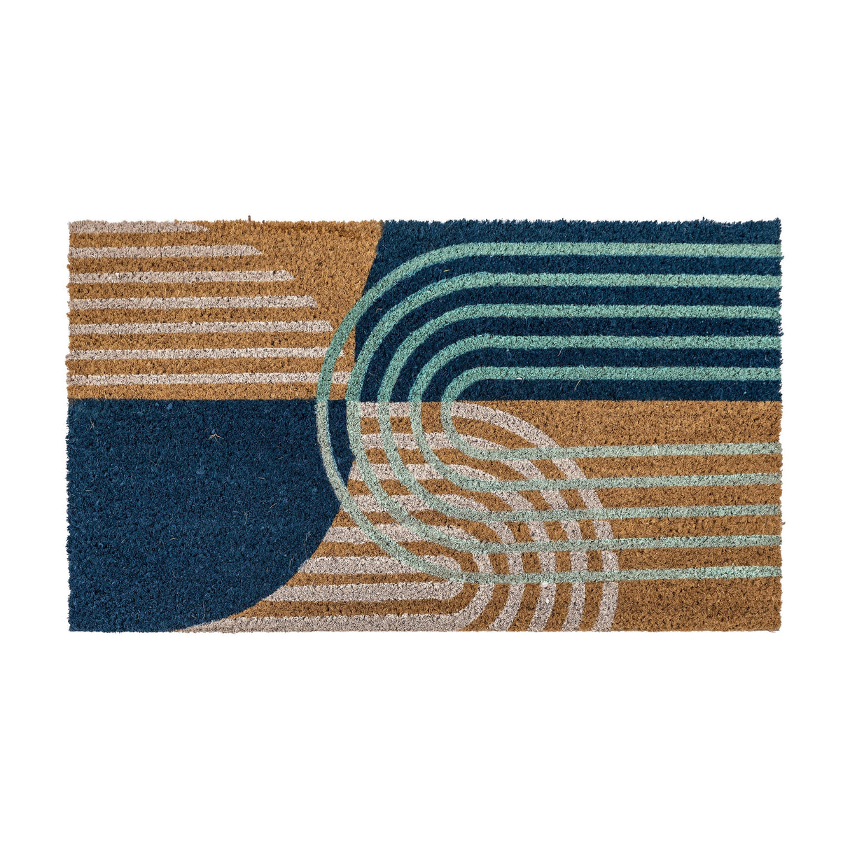 Arch Coir Doormat – Navy