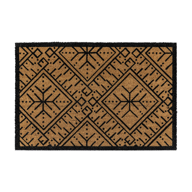 Ikat Coir Doormat