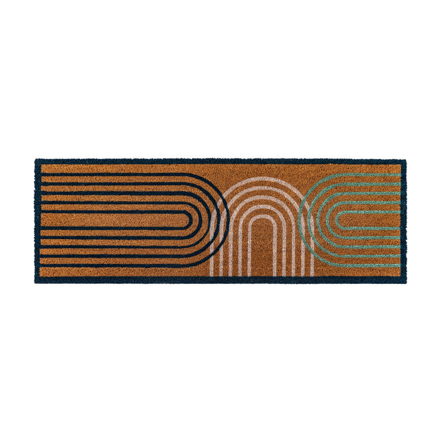 Ikat Arch Double Doormat – Natural