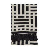 Merton Knitted Tassel Throw