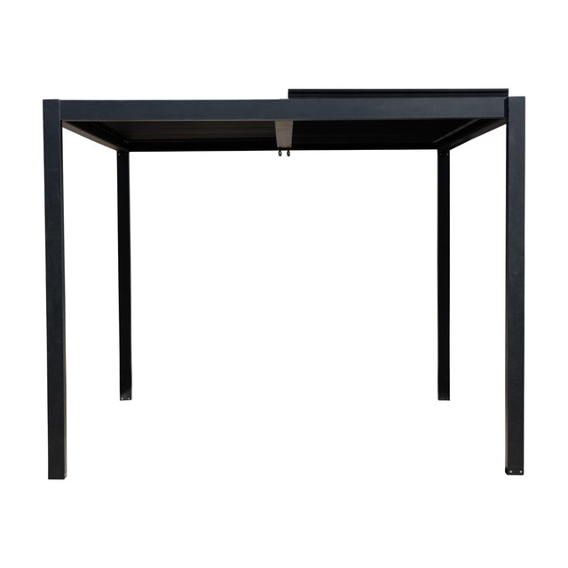 Messina Aluminium Louvred Pergola 3000x4000mm – Black