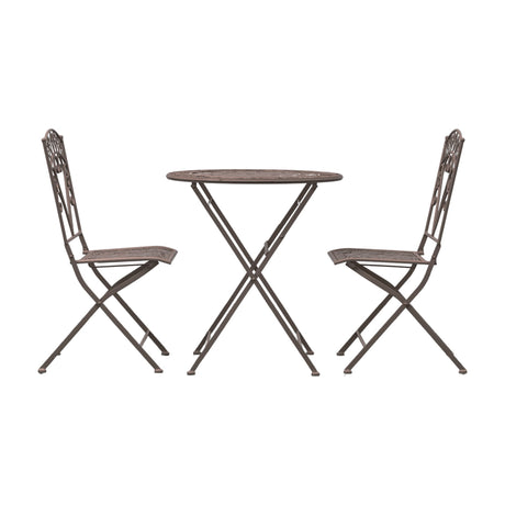 Brindisi Folding Bistro Set with 2 Chairs