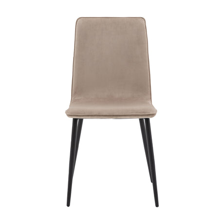 Widdicombe Velvet Dining Chair Set of 2 – Taupe