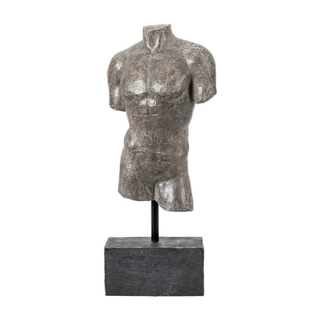 Adonis Torso Sculpture – Grey