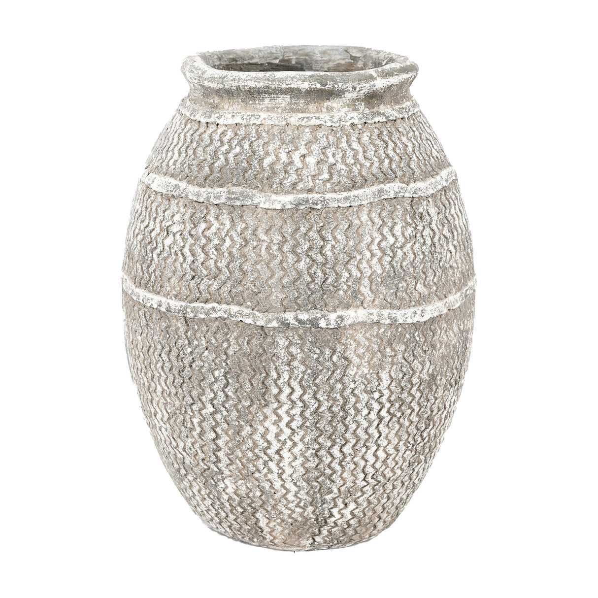 Zante Textured Cement Vase
