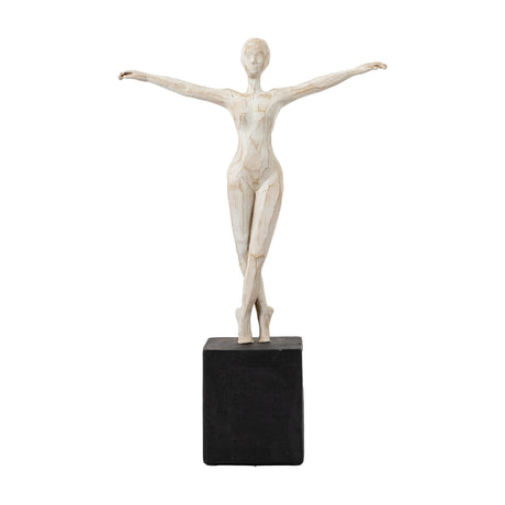 Ballerina Pirouette Sculpture – Cream