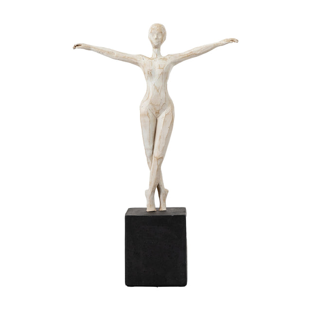 Ballerina Pirouette Sculpture – Cream