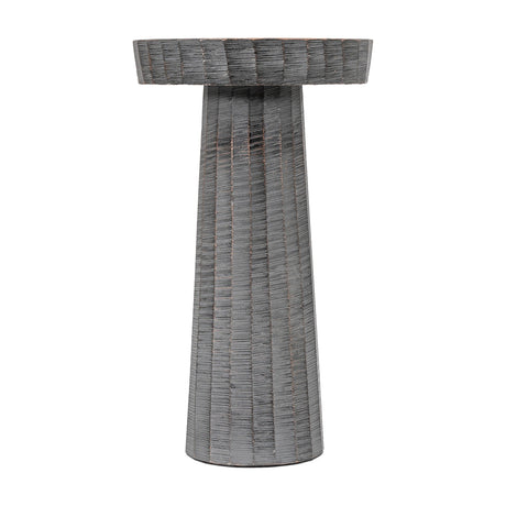 Enya Candlestick – Antique Grey