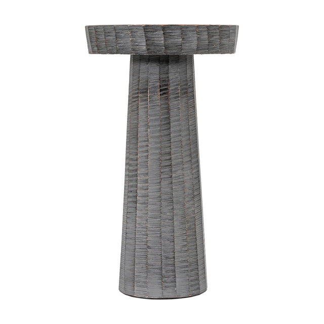 Enya Candlestick – Antique Grey