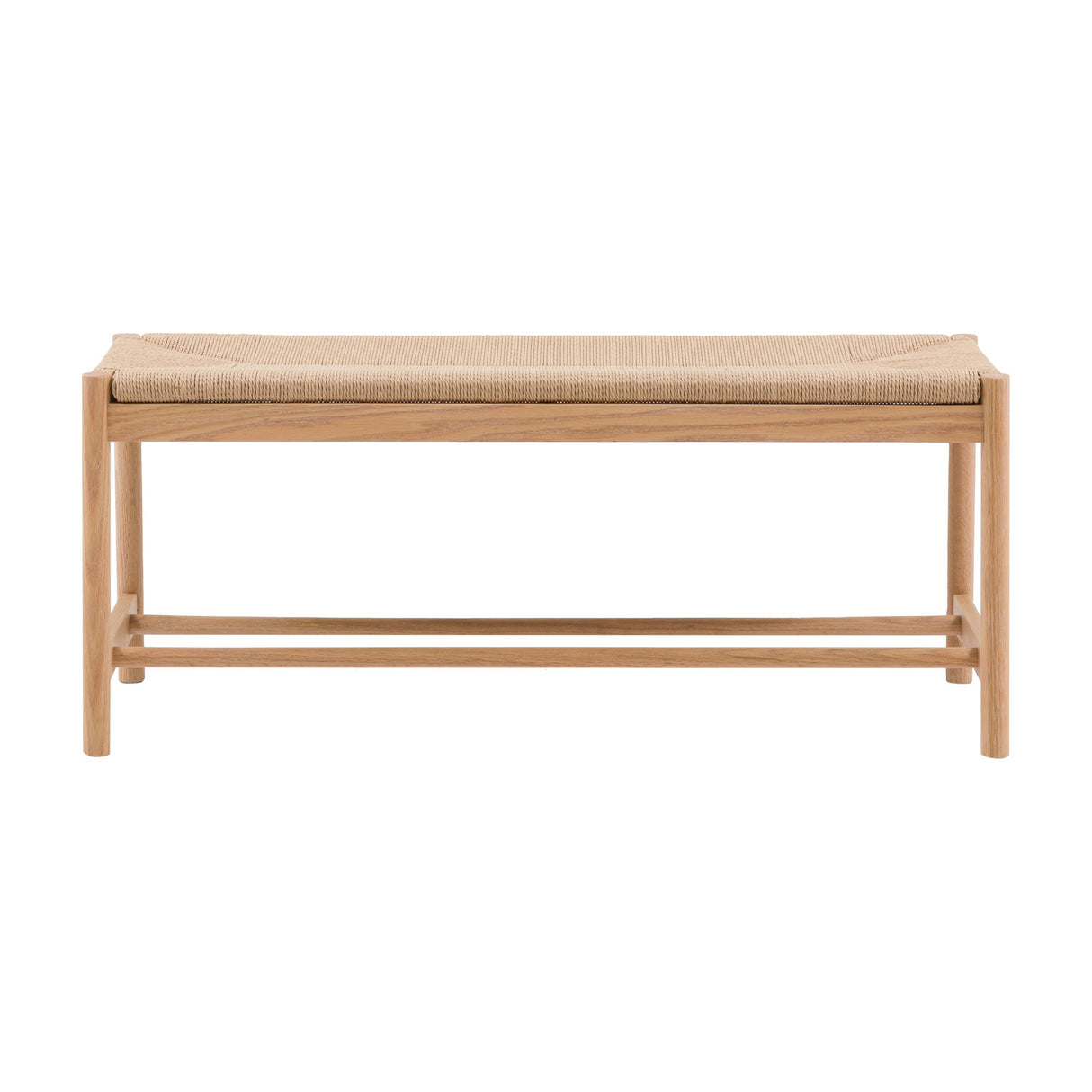 Eton Woven Rope Bench – Natural