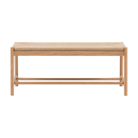 Eton Woven Rope Bench – Natural
