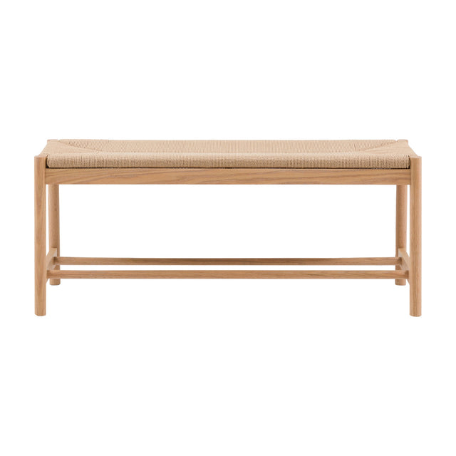 Eton Woven Rope Bench – Natural