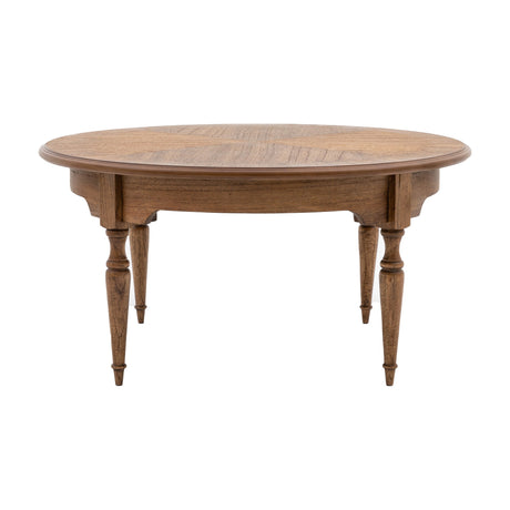 Highgrove Round Coffee Table – Natural Wood