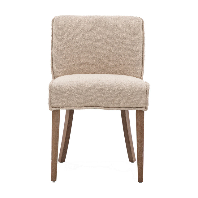 Tarnby Boucle Dining Chair Set of 2 – Taupe