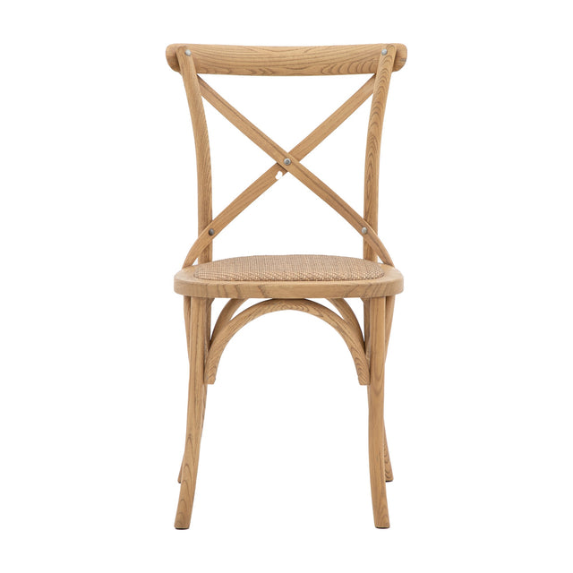 Cafe Cross-Back Dining Chair Set of 2
