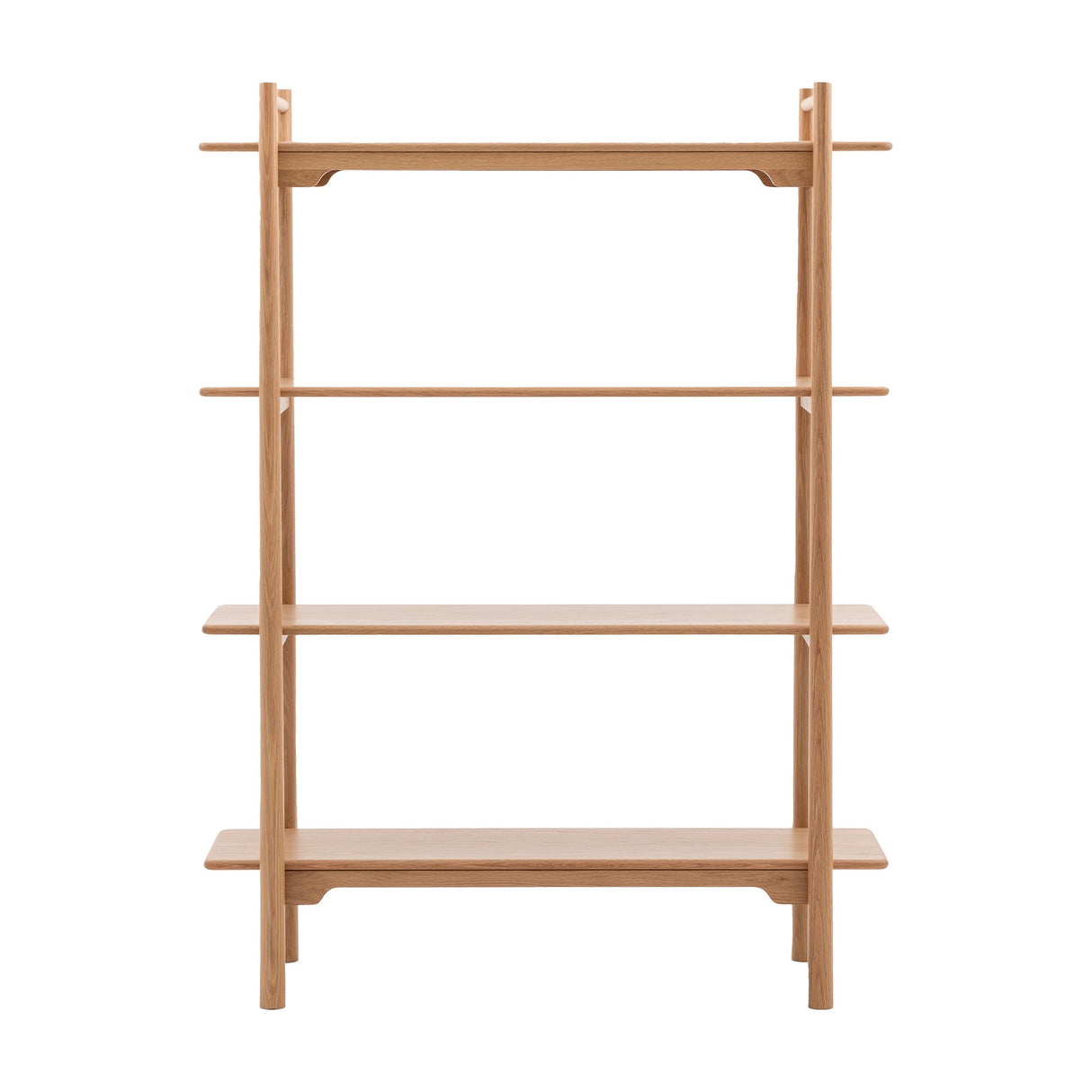 Wycombe Open Display Shelving Unit – Oak