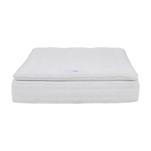 Cotton Pillowtop Pocket Sprung Mattress Medium – White