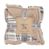 Kilburn & Scott Tartan Sherpa Throw