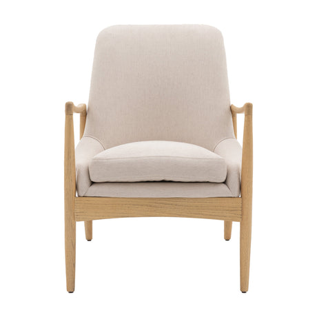 Carrera Armchair – Natural Linen
