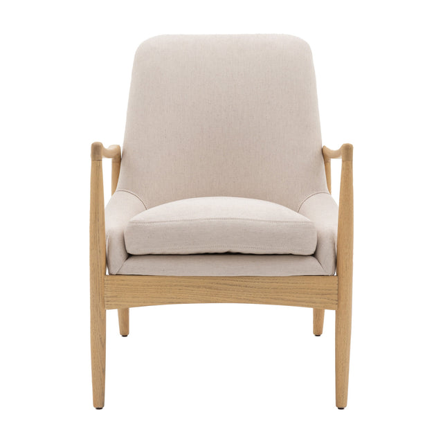 Carrera Armchair – Natural Linen