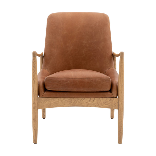 Carrera Leather Armchair – Brown