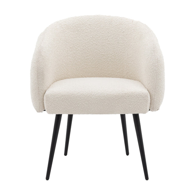 Bugatti Boucle Tub Chair – Off White