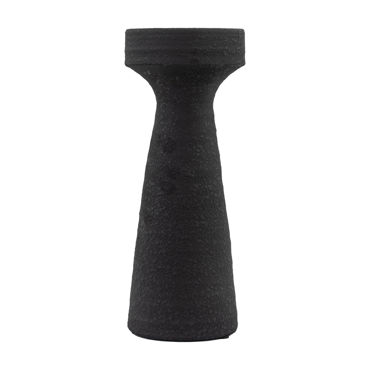 Luna Textured Ceramic Pillar Candle Holder