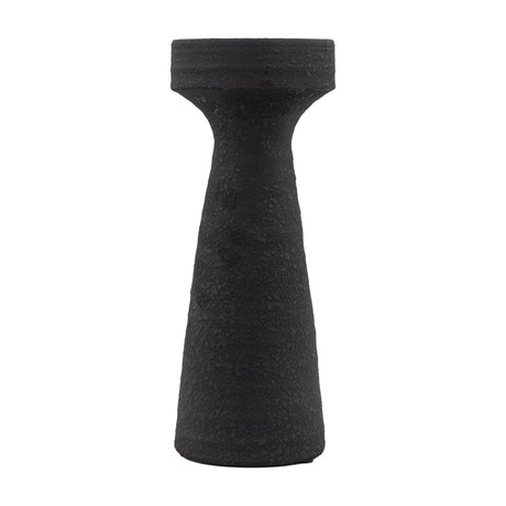 Luna Textured Ceramic Pillar Candle Holder