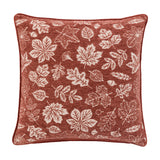 Autumn Leaf Chenille Cushion