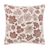Autumn Leaf Chenille Cushion
