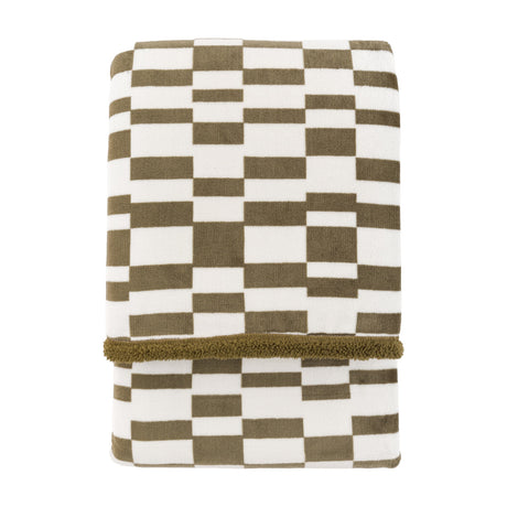 Lohko Checkerboard Sherpa Throw