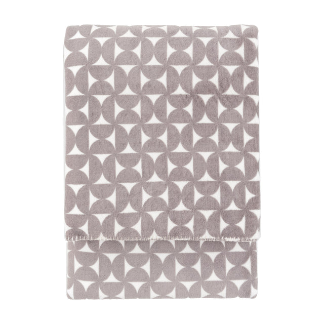 Modern Geo Flannel Throw
