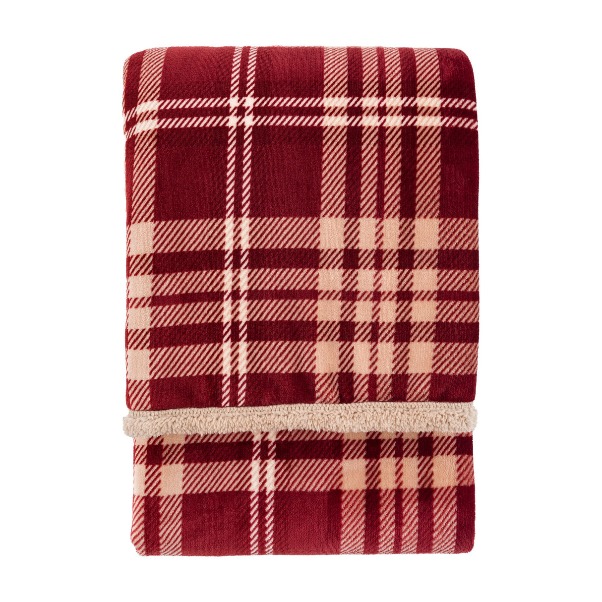 Kilburn & Scott Tartan Sherpa Throw