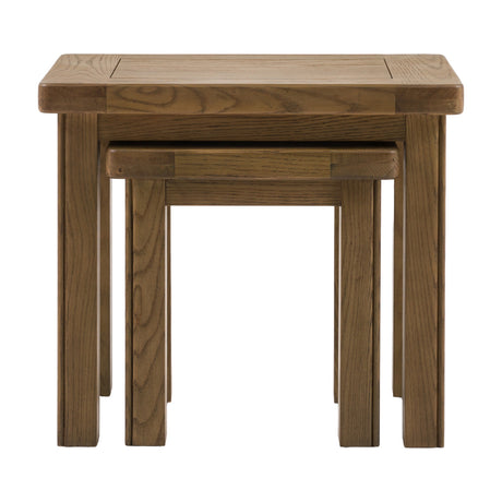 Hardwick Nest of 2 Tables – Natural Oak