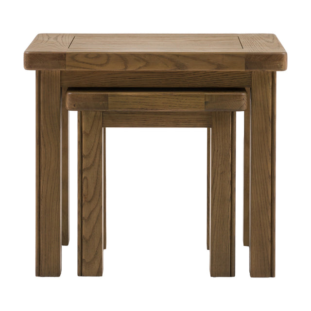 Hardwick Nest of 2 Tables – Natural Oak
