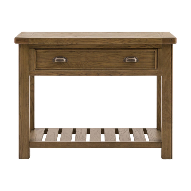 Hardwick 1 Drawer Console Table – Natural Oak