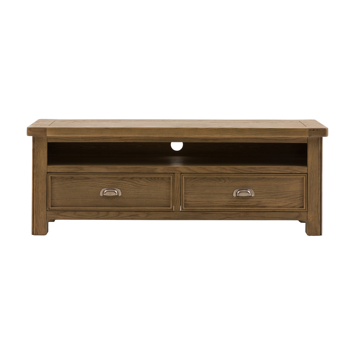 Hardwick Media Unit – Natural Oak