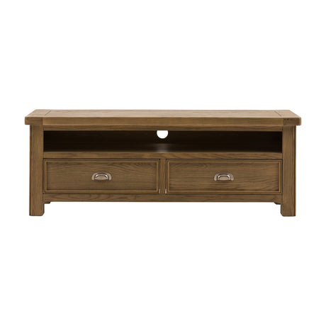 Hardwick Media Unit – Natural Oak